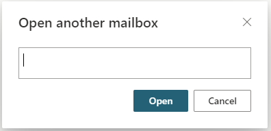 Enter Mailbox Name