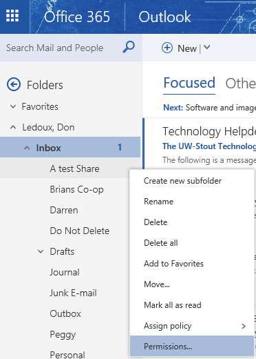 Navigate to folder