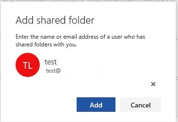 Add shared folder